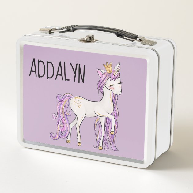 HORSE & WESTERN GIFTS ACCESSORIES GIRLS FANTASY UNICORN LUNCH BAG PINK